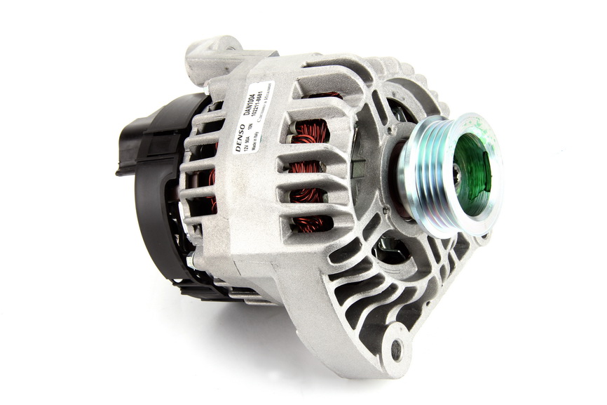 Alternator DENSO 14V 90A ALFA ROMEO MITO FIAT 500 DOBLO FORD KA 1.2 1.4 Fulie Ø54mm 4 Caneluri