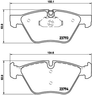 Placute de frana - Tuning BREMBO