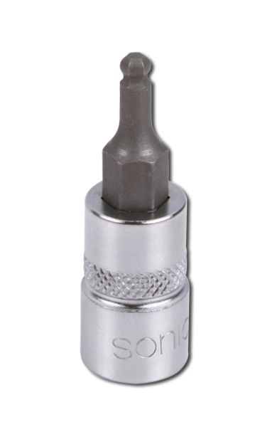 Tubulara SONIC 1/4` HEX Sferic 4 mm Lungime 37 mm Cheie Pic 6.3 mm Scurtă Scule de Mână