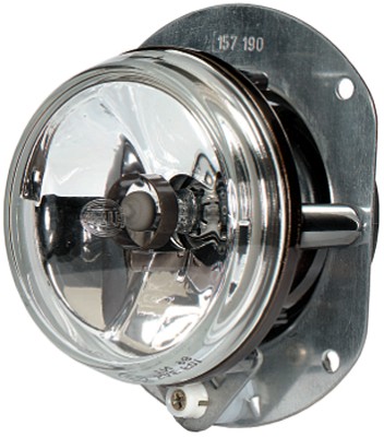 Proiector ceata HELLA Lampa Dreapta/Stanga H7 79/96x116mm 12V Circular Montare Fata Sticla Transparenta Aluminiu