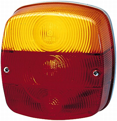 Stopuri spate Hella lampă IVECO MAGIRUS New Holland montare spate stânga dreapta 56mm 121mm 121mm P21W R10W 12V 24V roșu galben