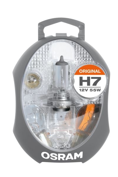 Set becuri auto OSRAM H7 12V P21W PY21W P21/5W R5W W5W 3 sigurante 15A 30A 20A 5 buc 12V 0,12kg