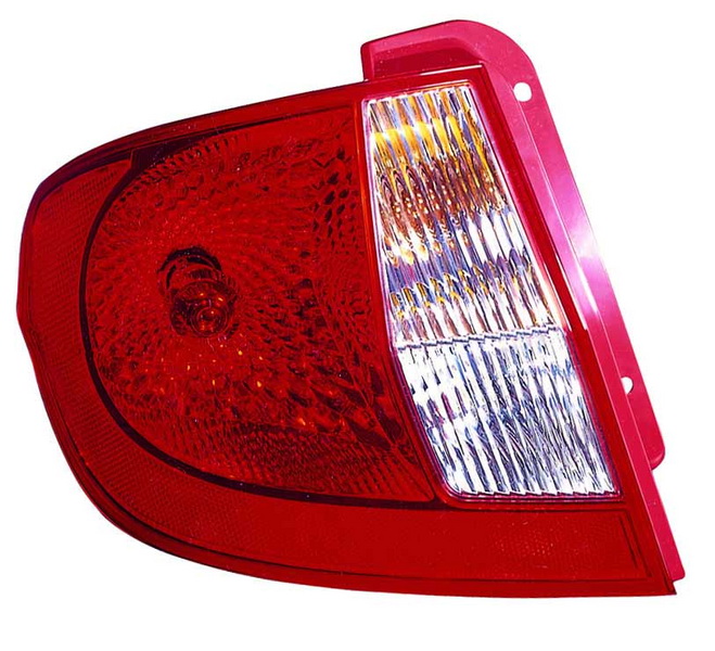 Lampa spate stanga DEPO P21/5W/P21W/W16W Hyundai Getz 1.1-1.6 08.05- Hatchback Rosu Transparent