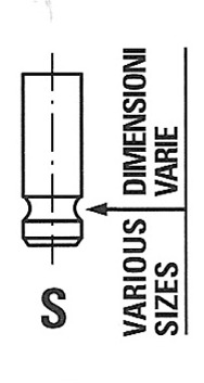 Supapa evacuare FRECCIA Robinet evacuare 23.45x5x100 Chevrolet Spark 1.0 07.10- Diametru supapa 23.45 mm Lungime 100 mm