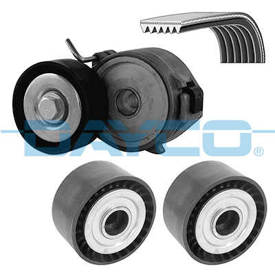 Set curea transmisie cu caneluri DAYCO CITROEN BERLINGO JUMPY II NEMO FIAT SCUDO PEUGEOT 206 EXPERT 1.4D/1.6D 09.01-