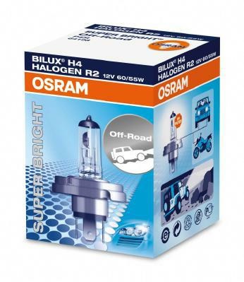 Bec far faza lunga OSRAM R2 12V 60/55W P45T Super Bright cutie 1buc