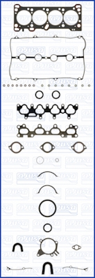 Set garnituri motor complet AJUSA garnitura chiulasa capac culbutori simeringuri capac culbutori compatibil MAZDA