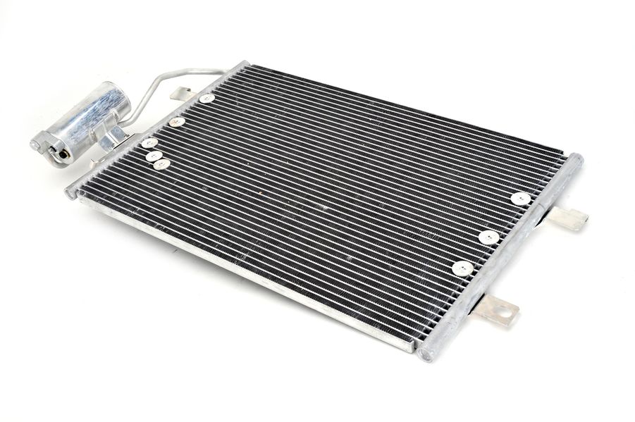 Condensator climatizare NISSENS radiator răcire MERCEDES W168 aluminiu 381mm înălțime 580mm lățime 16mm grosime cu uscător R134a