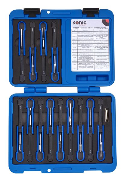 SONIC 16pc Set Scule Speciale pentru Deconectare Conexiuni Electrice Echipament Service