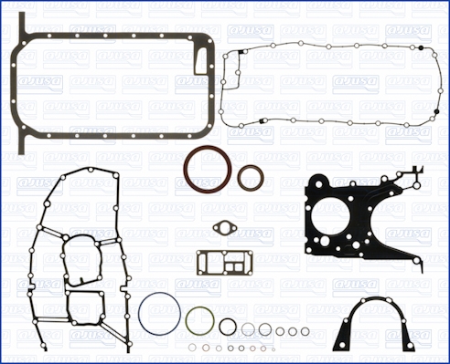 Set garnituri carter AJUSA motor BMW 3 E36 5 E34 Z3 E36 1.6/1.8 09.93-08.00 garnitura baie ulei simering ulei arbore cotit