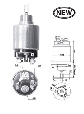 Solenoid, electromotor MAGNETI MARELLI