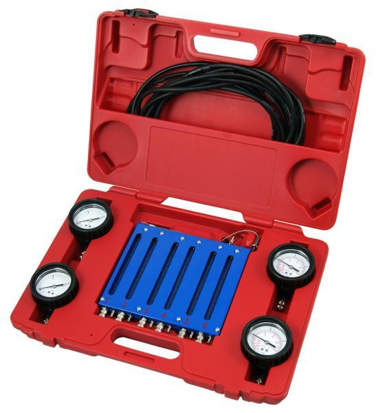 Dispozitiv diagnosticare sistem alimentare motorina PROFITOOL kit verificare injectoare common rail manometru 1 bar 15-760 40 psi