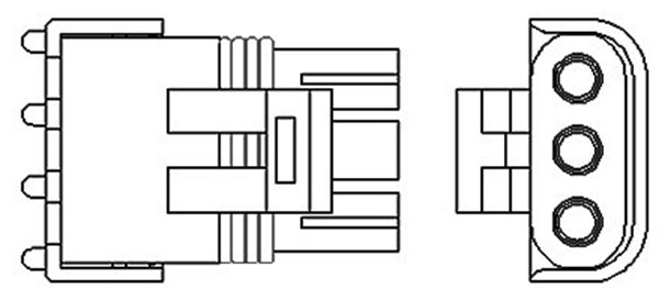 Sonda Lambda MAGNETI MARELLI 3 fire 375mm Chevrolet Blazer S10 Corvette Renault 11 19 Clio Espace Laguna 1.2-5.7 08.80-08.03