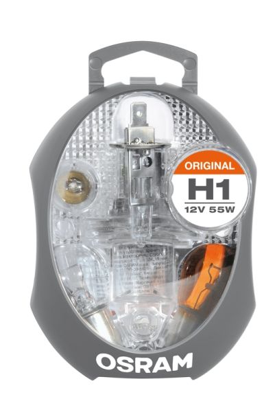 Sortimente becuri OSRAM set bec H1 12V P21W PY21W P21/5W R5W W5W 3 buc siguranțe 15A 30A 20A 12V 0,10kg