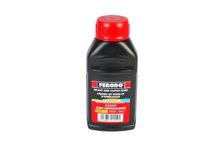 Lichid de frana FERODO DOT 5.1 Capacitate 0.25L Uscat 270°C Umed 170°C SAE J1703 DIN/ISO 4925