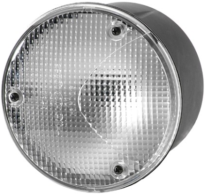 Lampă mers înapoi Hella spate śr.122,5mm Solaris CLAAS stânga dreapta 123mm P21W 12V/24V transparentă negru halogen ECE-R23