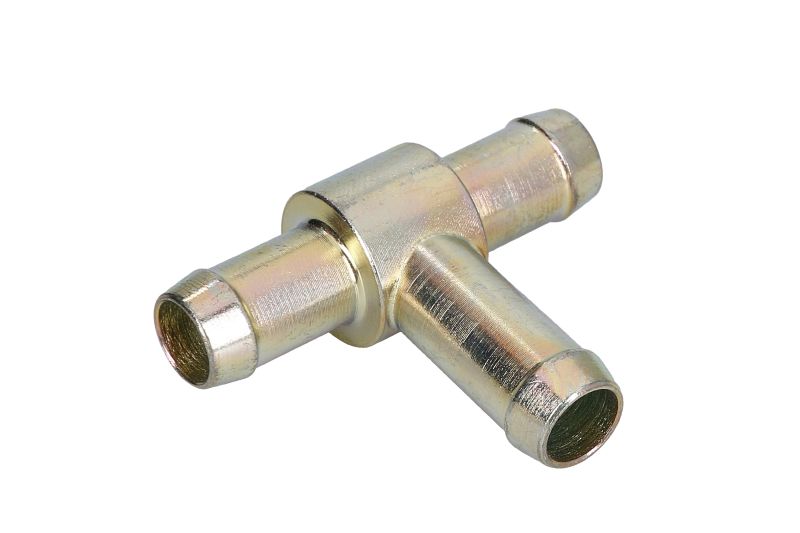 Cuplaj tub combustibil ENGITECH, T-piece metal, diam. interior 12mm, exterior 12mm, stub-pipe 12mm x 12mm