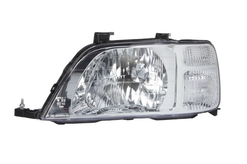 Far DEPO lampa frontala stanga H4 electric fara motoras cromat transparent HONDA CR-V I pana la 02.02