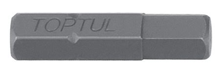 Surubelnite biti TOPTUL bit HEX 2 mm scurt lungime 25 mm 1/4 inch