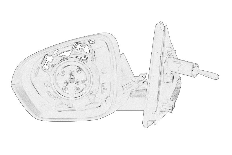 Oglinda exterioara stanga reglaj manual OE RENAULT 96 30 238 27R