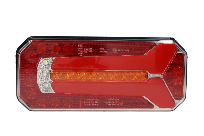 Stopuri spate LED WAS L/R W150DD 12/24V indicator dinamic, lumini frână, ceață, marșarier, parcare, reflector, cablu 0,2m