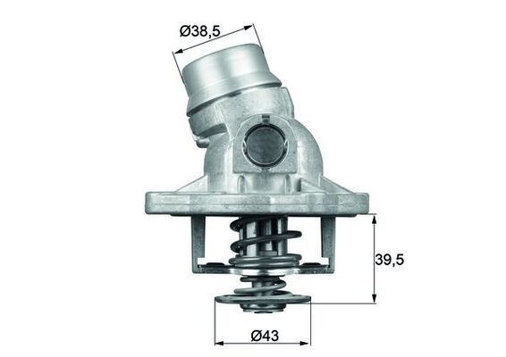 Termostat,lichid racire MAHLE