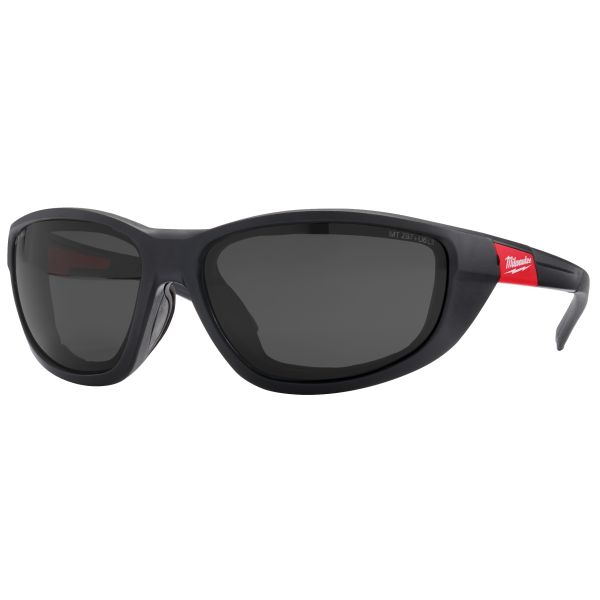 Ochelari protectie MILWAUKEE, lentila fumurie, standarde EN 166, EN 170, EN 172, culoare negru, etans