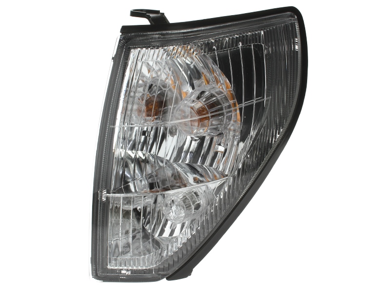 Semnalizator față stânga transparent DEPO TOYOTA LAND CRUISER 90 2.7/3.0D/3.4 06.95-12.02 cu suport bulb