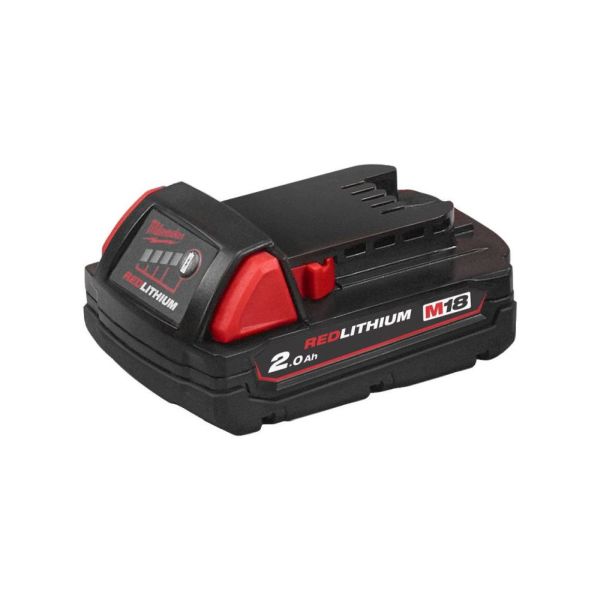 Acumulator Milwaukee M18 B2 18V 2Ah Li-Ion 1buc Suflante Aer Cald Accesorii Scule Electrice