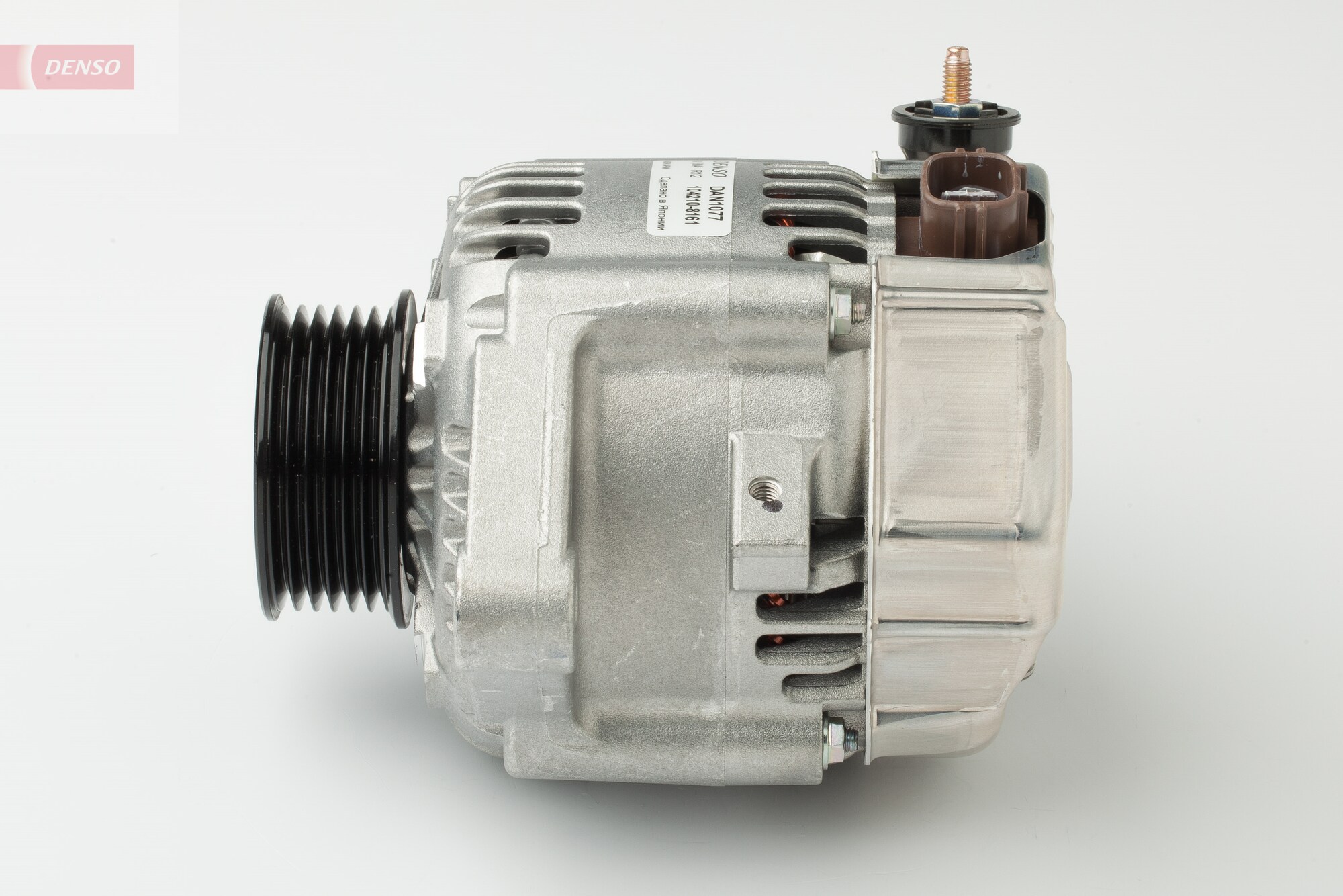 Alternator DENSO 14V 80A Toyota Yaris 1.0 08.05-12.11 60mm 6 caneluri 80A 5.06kg