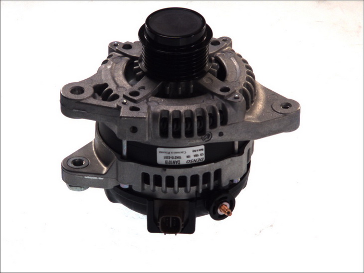 Alternator DENSO 14V 100A Toyota Auris Corolla Yaris 1.6/1.8 11.06-07.14 55mm 6 caneluri 100A 12V 6,28kg