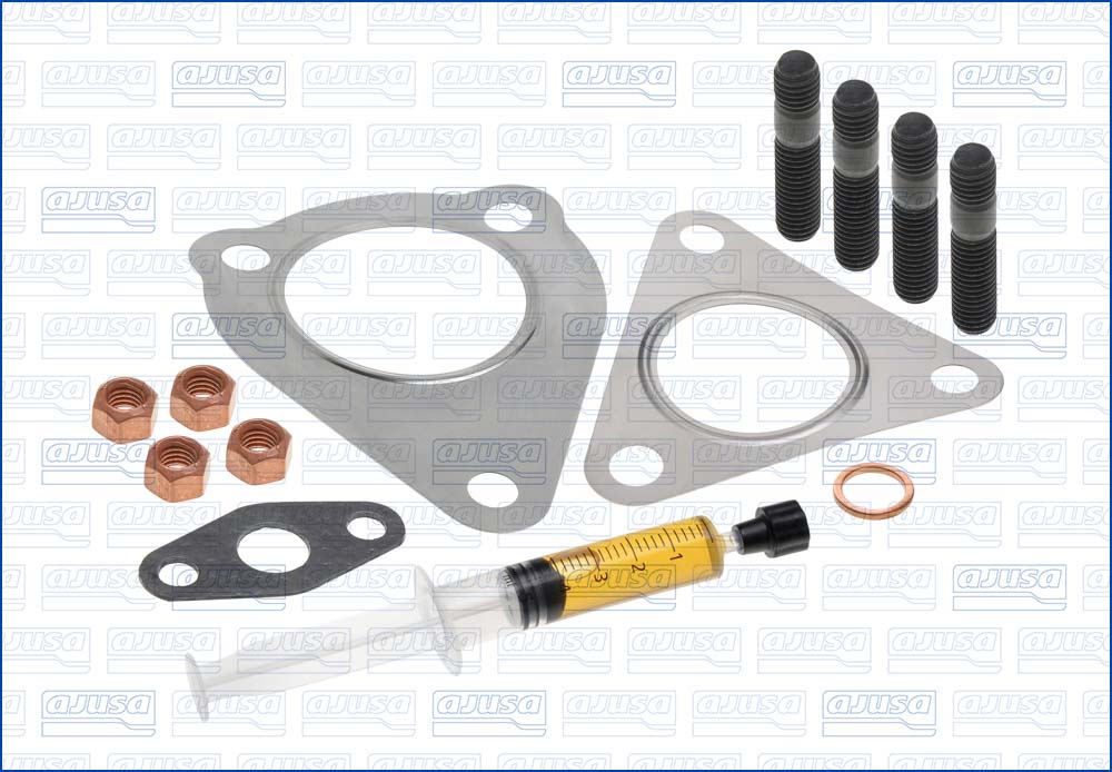 Set montaj turbocompresor AJUSA cu garnituri Audi A4 B5 B6 B7 A6 C5 C6 Citroen Xantia Seat Cordoba Ibiza Skoda Superb 1.9D 2.0D