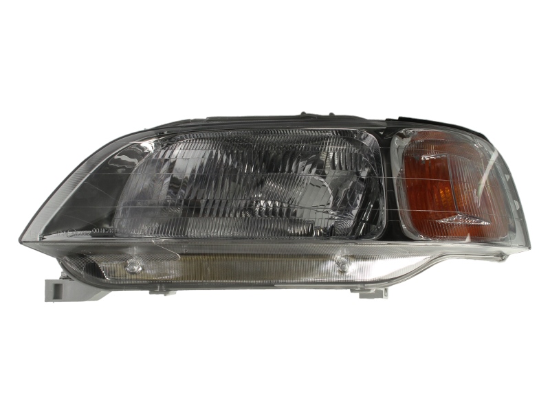 Far DEPO Lampa Frontala Stanga H4 Electric Crom Transparent HONDA CIVIC VI 01.01 Fata Fara Motoras