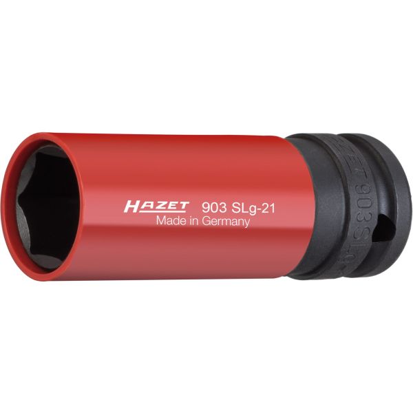 Tubulară impact HAZET Hexagonală 1/2” 21mm jante aliaj roți pereți subțiri lungime 85mm HYUNDAI KIA MAZDA TOYOTA