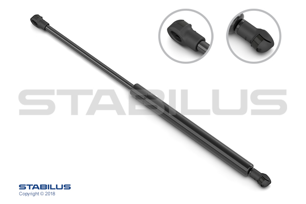 Amortizor lunetă STABILUS Nissan Pathfinder III Dreapta/Stânga lungime maximă 388mm SUV 131mm