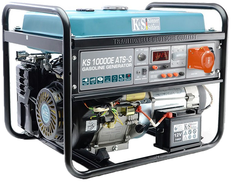 Generator K&S 400V/230V 8.0kW 34.8A 72dB 18HP 1.6l/ora 25l 91.60kg