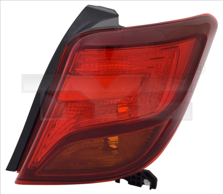 Stopuri spate TYC Lampa Stanga Toyota Yaris 1.0-1.8 12.10-04.17 fara suport bec Montare Spate Stanga