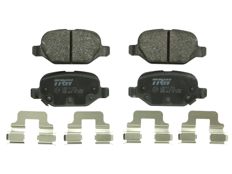 Set Placute Frana Spate TRW FIAT PANDA 0.9/0.9CNG/1.3D 06.12- Inaltime 43.9 mm Latime 95.8 mm Grosime 14.8 mm