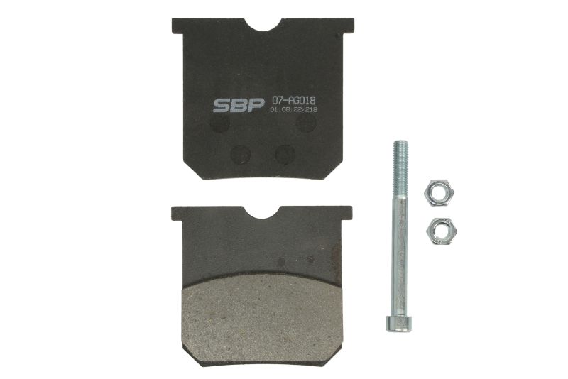 Set placute frana disc SBP grosime 12,3mm inaltime 101mm latime 114mm compatibil JCB MANITOU NEW HOLLAND VOLVO