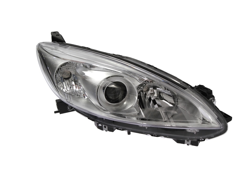 Far Dreapta DEPO H3 Electric Fara Motoras Cromat Transparent MAZDA 5 Lampa Frontala Culoare Semnalizator