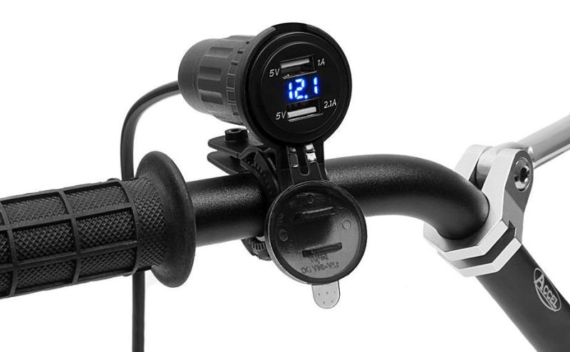 Adaptor Brichetă 4 RIDE Priză USB DC 12-24V Motocicletă