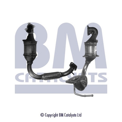 Convertor catalitic EURO 3/4 Ford Fiesta V Fusion 1.4D Diesel Runda 1400cm³ BM CATALYSTS 11.01-12.12