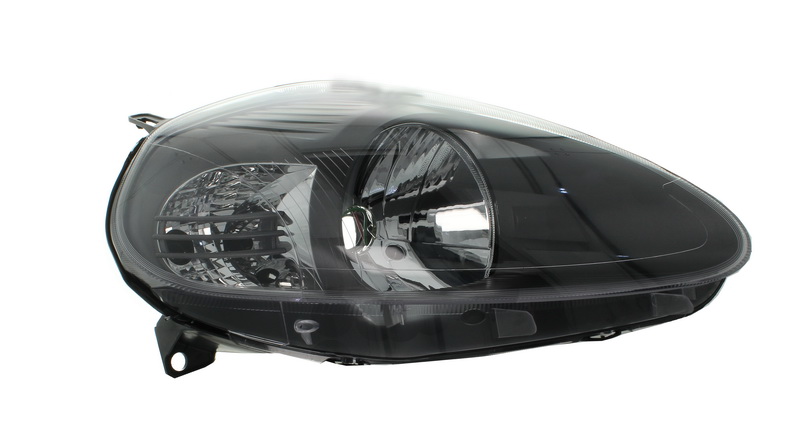 Far DEPO Dreapta H4 Electric Negru Transparent ABARTH FIAT GRANDE PUNTO PUNTO Hatchback