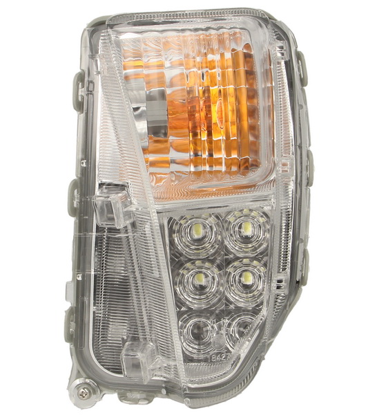 Lumini de zi LED WY21W Stanga Alb cu suport bulb TOYOTA PRIUS 01.16 DEPO