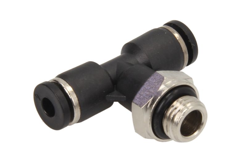 Cap de cuplare PNEUMATICS Montare TEKALAN Piese conector T M10x1 plastic 1buc Dimensiune filet M10 mm Pasul filetului 1.0 mm