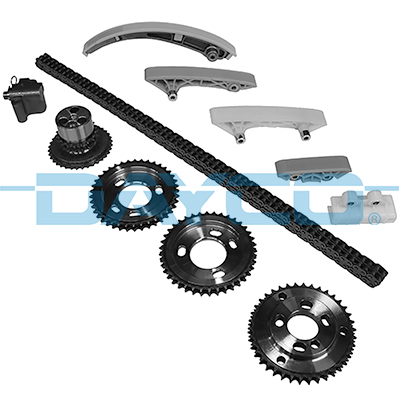 Chit lant de distributie DAYCO set temporizare (lant + pinion) pentru FORD TRANSIT 2.4D 01.00-05.06 132 zale