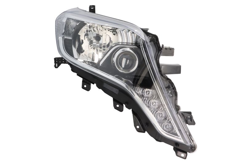 Far Dreapta DEPO Lampa Frontala Negru HB3/WY21W Electric Fara Motoras Toyota Land Cruiser Prado