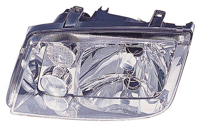 Lampa frontala Stanga DEPO H3/H4 Electric Fara Motoras Cromat VW BORA BORA I -05.05