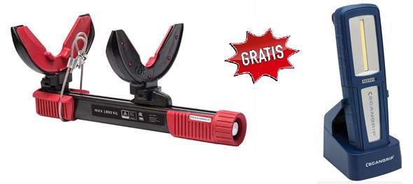 Extractoare Directie Suspensie SCANGRIP SG11.0001 Lampa LED UNIFORM 12,39kg