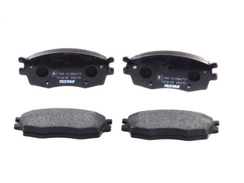 Set placute frana fata HYUNDAI ACCENT III KIA RIO II 1.4/1.5D/1.6 03.05- TEXTAR 56mm 129.8mm 17.5mm